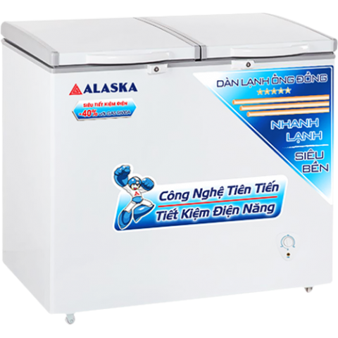 Tủ đông Alaska BCD - 4568C, 2 ngăn, 450 lít